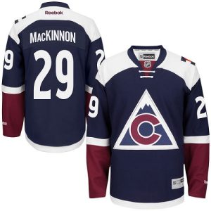 NHL Colorado Avalanche Trikot #29 Nathan MacKinnon Authentic Blau Reebok 3rd